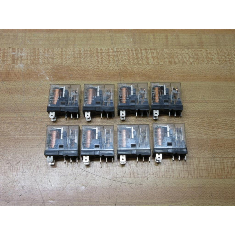 NAiS AHN12324 Relay AHN12324-24VDC (Pack of 8) - Used