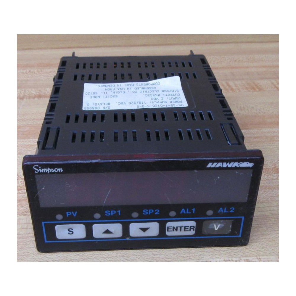 Simpson Electric Company HK-1-0120-5-0-0 Panel Meter HK10120500 - Used
