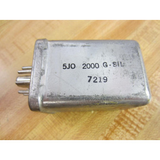 Sigma 5JO-2000G-SIL Relay 5JO2000GSIL - Used