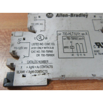 Allen Bradley 700-HLT1U1 Relay Socket 700HLT1U1* (Pack of 2) - Used