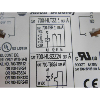 Allen Bradley 700-HLS2Z24 Terminal Block Relay 700HLS2Z24 700-TBS24 - New No Box