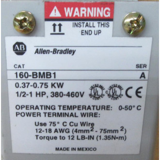Allen Bradley 160-BMB1 Dynamic Brake Module 160BMB1 - Used