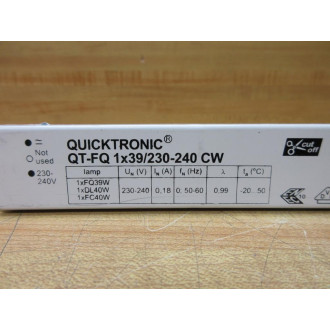 Osram QT-FQ 1x39230-240 CW Quicktronic Ballast QT-FQ - New No Box