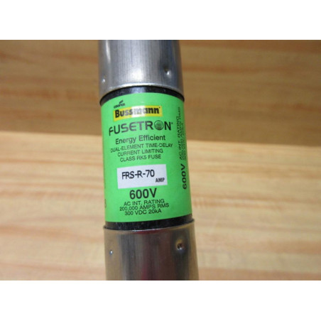 Buss FRS-R-70 Bussmann Fuse Cross Ref 6A835 Energy Efficient (Pack of 3 ...