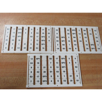 Phoenix Contact 0824605 Terminal Block Marker UC-TM 10 CUS (Pack of 10)