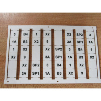 Phoenix Contact 0824605 Terminal Block Marker UC-TM 10 CUS (Pack of 5)