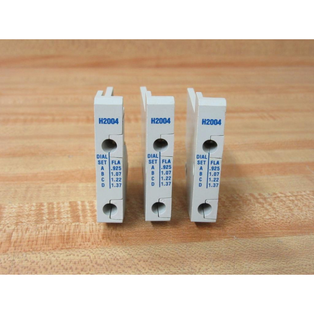 Cutler Hammer H2004 Eaton Heater Element H2004-3 (Pack of 3) - New No Box Cutler Hammer H2004 Eaton Heater Element H2004-3 (Pack of 3) - New No Box