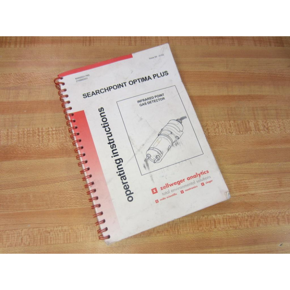 Zellweger Analytics MAN0551.P65 Searchpoint Optima Plus Oper.Instr. 2108M0501 - New No Box