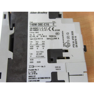 Allen Bradley 190S-CNEJ1-DC16C Compact Starter 190SCNEJ1DC16C