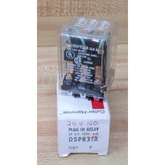 Cutler Hammer D5PR31A Relay