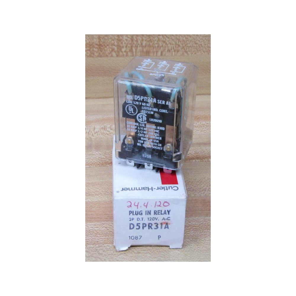 Cutler Hammer D5PR31A Relay