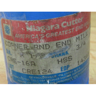 Niagara Cutter 14340 Corner Round End Mill