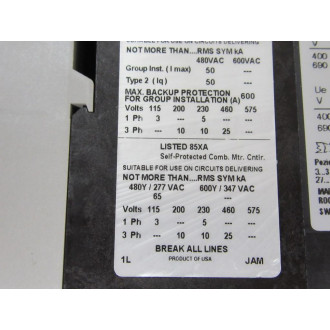 Allen Bradley 190S-FNDJ3-FC45C-KN Compact Starter 190SFNDJ3FC45CKN