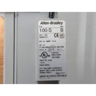 Allen Bradley 190S-FNDJ3-FC45C-KN Compact Starter 190SFNDJ3FC45CKN