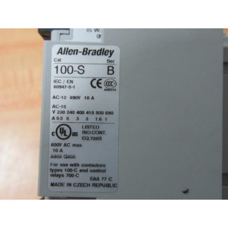 Allen Bradley 191S-CNEJ3-KC16S-S10-TE Rev. Compact Starter