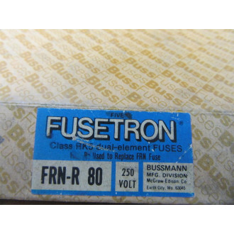 Buss FRN-R-80 Bussmann Fuse Cross Ref 6A829 (Pack of 5)
