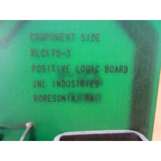 JNL RLC175-3 Positive Logic Board RLC1753 WAlternate Cable Configuration - Used