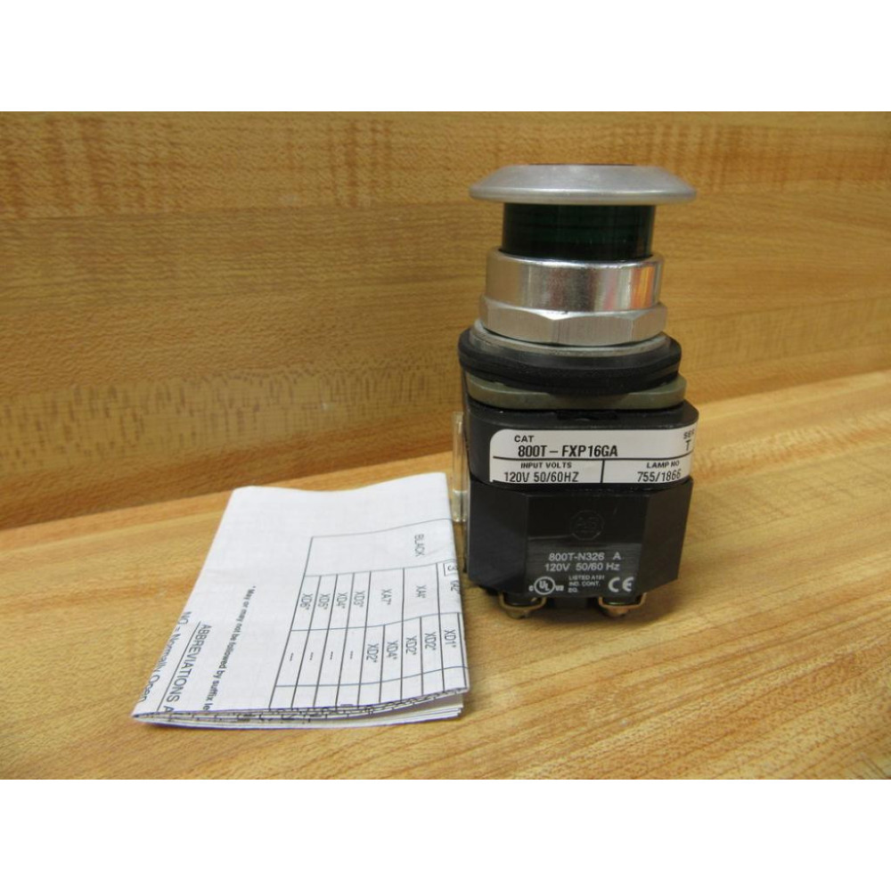 Allen Bradley 800T-FXP16GA Green Push Button 800TFXP16GA - New No Box