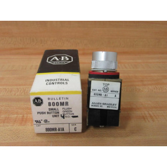Allen Bradley 800MR-A1A Small Flush Pushbutton Unit 800MRA1A w800M-XA2