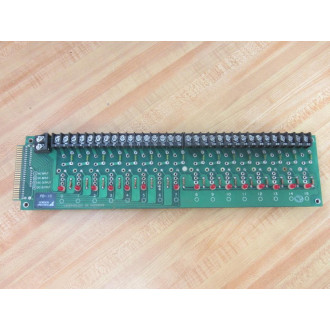 Gordos PB-16 Crouzet Module Mounting Board PB16 WO Relays - Used