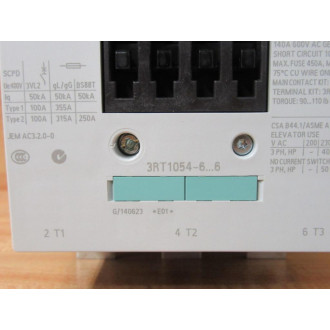 Siemens 3RT1054-6AP36 Contactor 3RT10546AP36