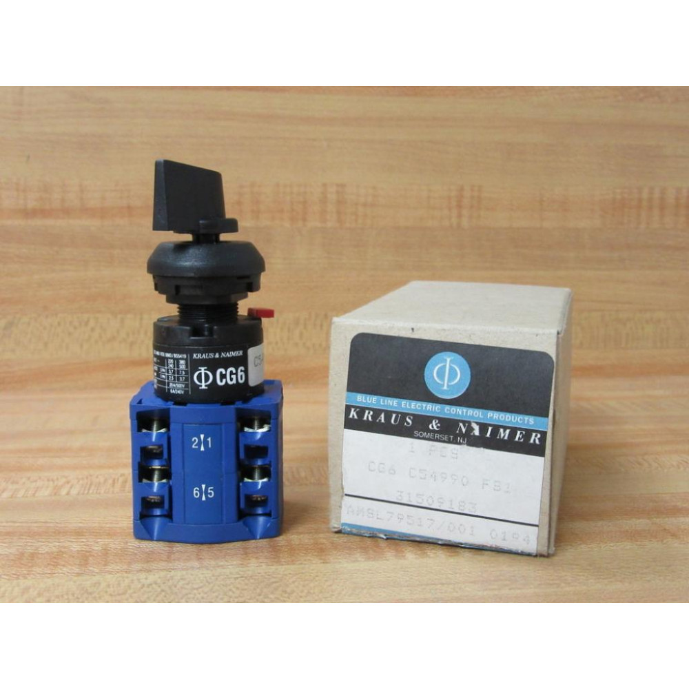 Kraus & Naimer CG6 C54990 FS1 Rotary Switch AMSL79517001