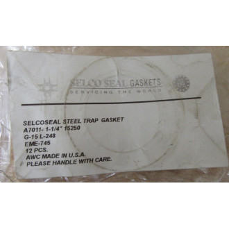 Selco-Seal A7011 1-14" Steel Trap Gasket A7011114 C-15