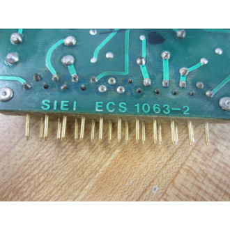 SIEI ECS 1063-2 Circuit Board ECS10632 wCVI Panel - Used