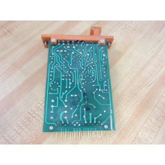 SIEI ECS 1063-2 Circuit Board ECS10632 wCVI Panel - Used