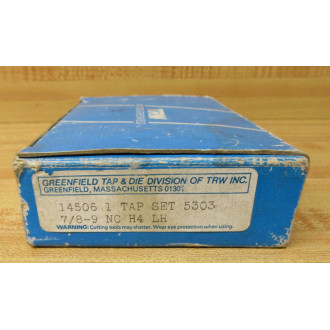 TRWGreenfield 14506 Tap Set 5303 (Pack of 3)