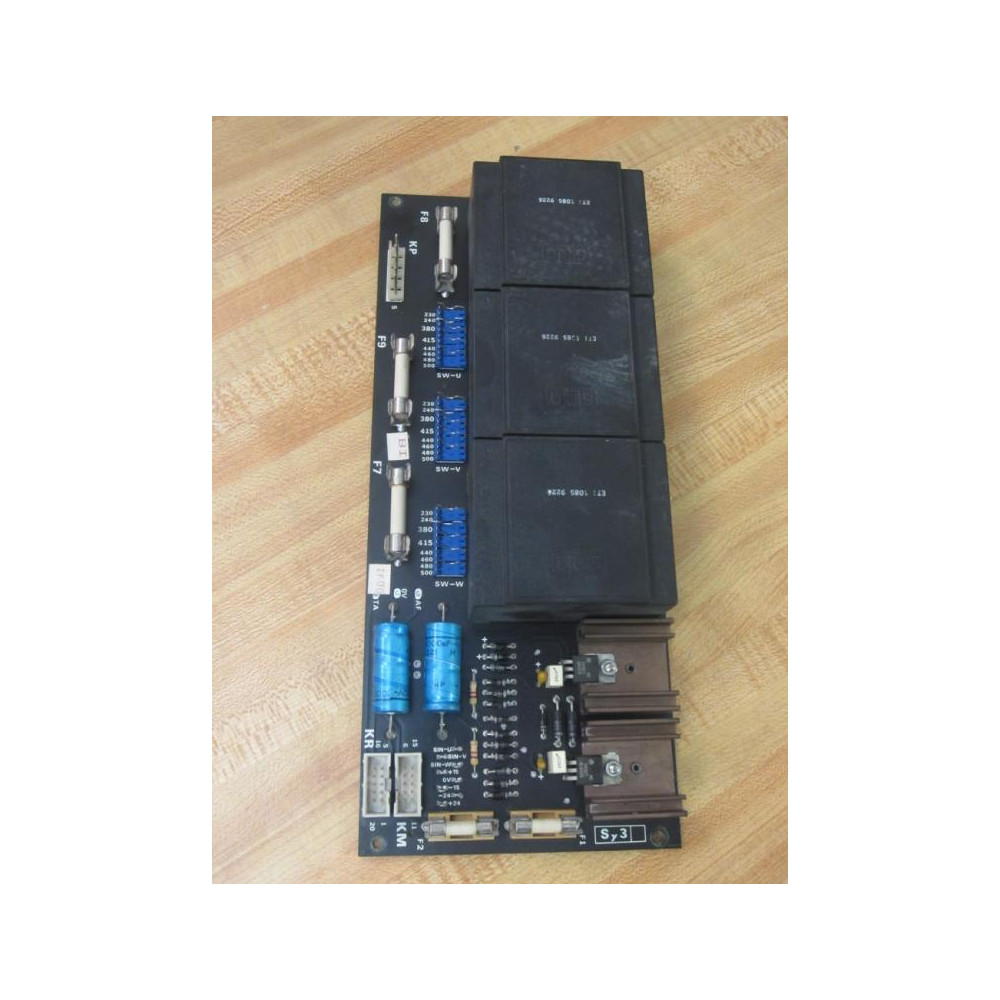 SIEI ECS 1309-2 Sy3 Circuit Board ECS13092 wFuses - Used