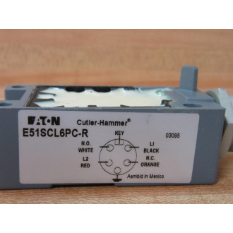 Cutler Hammer E51SCL6PC-R Photoelectric Sensor Body E51SCL6PCR Base - New No Box