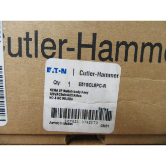 Cutler Hammer E51SCL6PC-R Photoelectric Sensor Body E51SCL6PCR