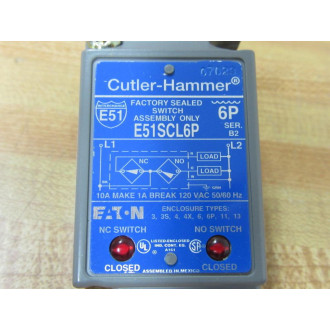Cutler Hammer E51SCL6P Eaton Proximity Switch Body - New No Box
