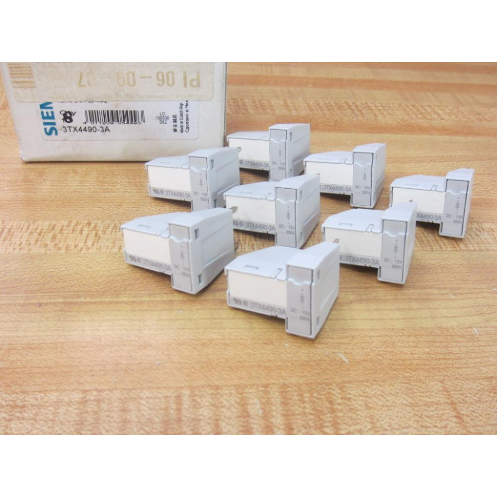 Siemens 3TX4490-3A Surge Suppressor 3TX44903A (Pack of 8)