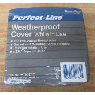 Thomas And Betts WTD281-C Weatherproof Cover WTD281C (Pack of 2)