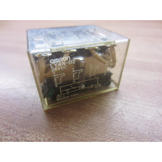 Omron LY2N-D2-24VDC Relay LY2N-D2-24V DC (14) Blades - New No Box