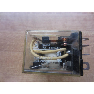 Omron LY2N-D2-24VDC Relay LY2N-D2-24V DC (14) Blades - New No Box