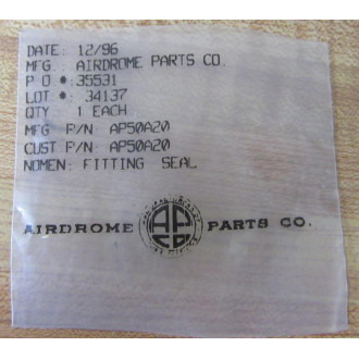 AirdromeSeco AP50A20 Conical Seal 7A20 (Pack of 18)