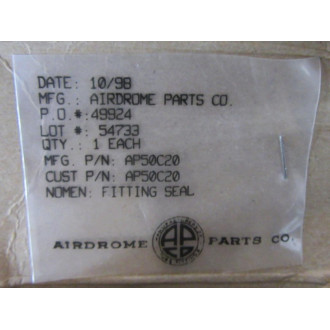 Airdrome AP50C20 Conical Seal SEC7C20 (Pack of 90)