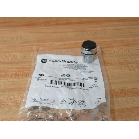 Allen Bradley 800FM-E2 Black Extended Button 800FME2