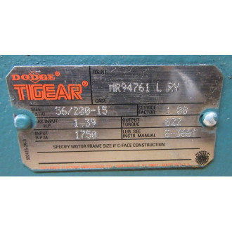 Dodge MR94761 L RY Gear Reducer MR94761LRY - Used