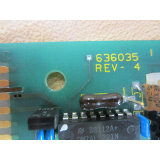 Allen Bradley 636035 Circuit Board 636035-9004 wo Panel - Used