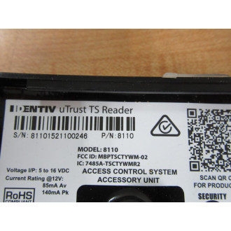 IDENTIV 8110 U Trust TS Reader - Used