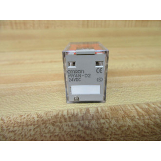 Omron MY4N-D2-24V DC Relay MY4N-D2-24-VDC (S) - New No Box