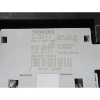 Siemens 3RT1054-1AP36 Contactor 3RT10541AP36