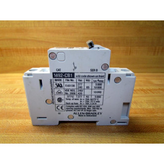 Allen Bradley 1492-CB1G100 Circuit Breaker 1492CB1G100 10A Series B - Used