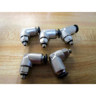 Alpha Technologies 50115N-4-M5 Swivel Elbow Fitting 50115N4M5 (Pack of 5) - New No Box