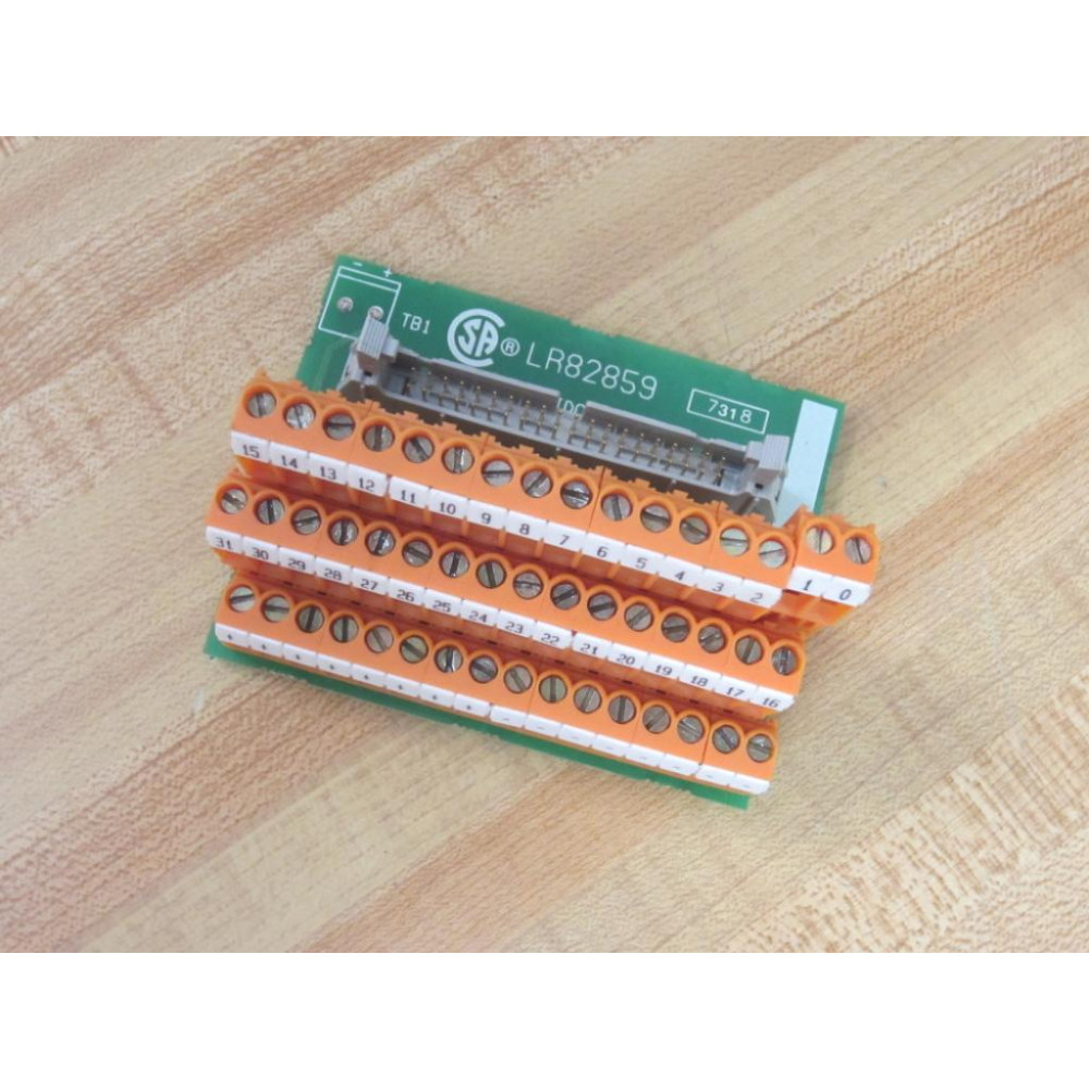 Weidmuller 601135 Terminal Board LR82859 Alternate Positioning - Used