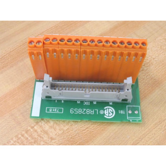 Weidmuller 601135 Terminal Board LR82859 Alternate Positioning - Used
